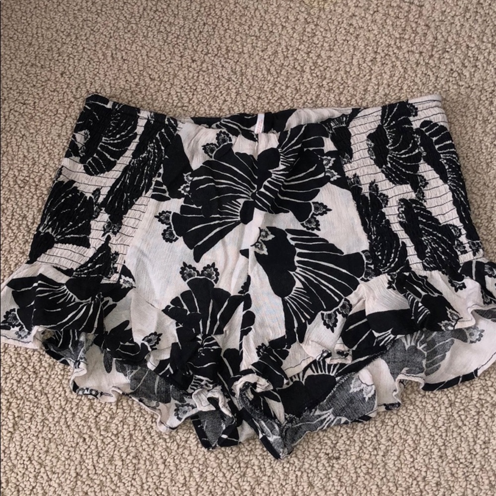 Free People Floral Shorts
